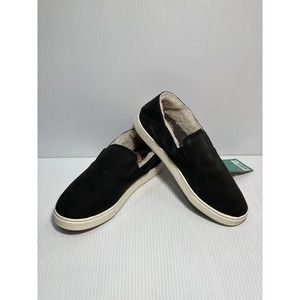 OluKai Womens Pehuea Heu Black Casual Flats Size 9 (Wide) (4542800)